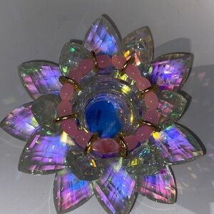 Pink and Gold Beaded Bracelet